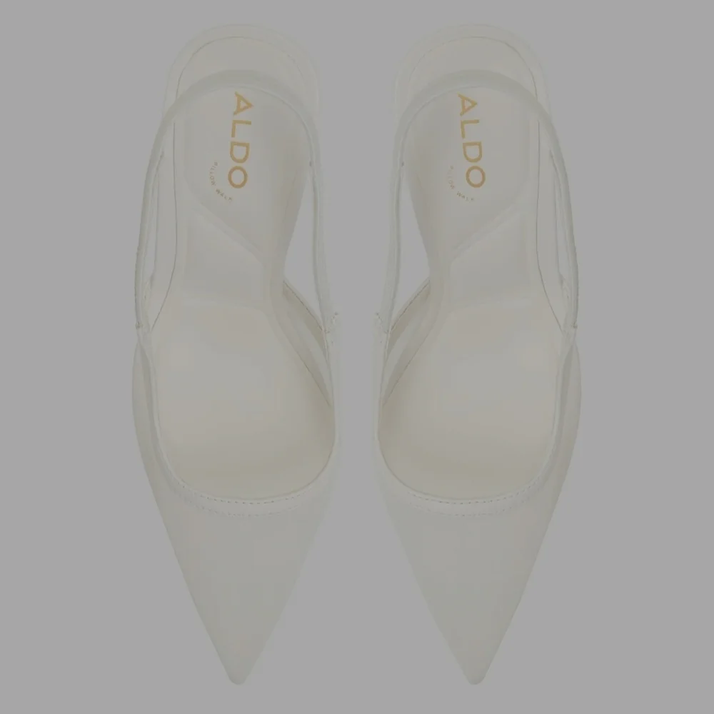 Aldo Chic Cream Slingback Heels - Picture 7 of 7